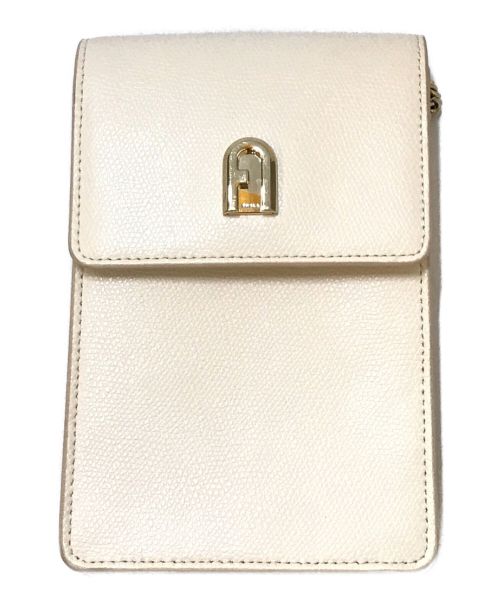 FURLA（フルラ）FURLA (フルラ) 1927 MINI VERTICAL CROSSBODY ホワイトの古着・服飾アイテム