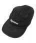 SUPREME（シュプリーム）の古着「21SS Frayed Logos Denim Camp Cap」｜ブラック