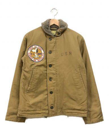 [中古]BUZZ RICKSON'S(バズリクソンズ)のメンズ アウター・ジャケット スヌーピーパッチ N-1デッキジャケット