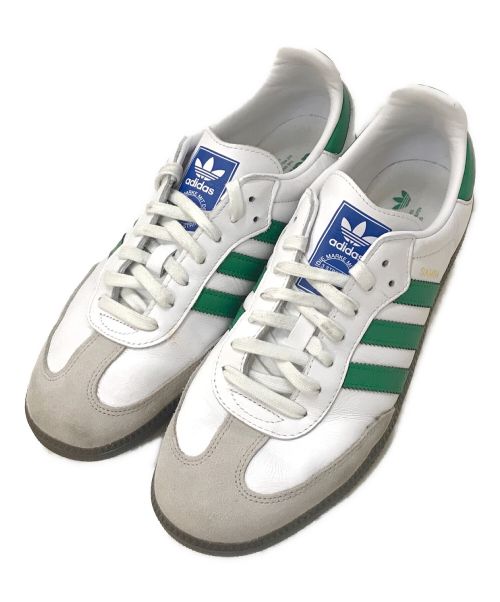 adidas（アディダス）adidas (アディダス) SAMBA OG ホワイト×グリーン サイズ:27.5㎝の古着・服飾アイテム