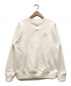 OLD FOLK HOUSEオールドフォークハウス）の古着「Circle Logo Studs Sweatshirt」｜ホワイト