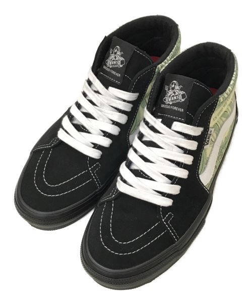 VANS（バンズ）VANS (ヴァンズ) SUPREME (シュプリーム) Dollar Skate Grosso Mid ブラック×グリーン サイズ:25㎝の古着・服飾アイテム