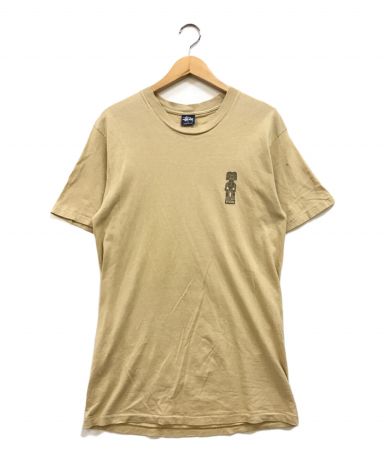 中古・古着通販】stussy (ステューシー) OLD プリントTシャツ ベージュ 