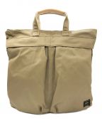 PORTERポーター）の古着「WEAPON 2WAY HELMETBAG」｜ベージュ