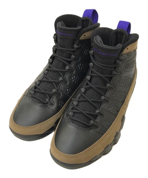 NIKE（ナイキ）NIKE (ナイキ) AIR JORDAN 9 RETRO Light Olive ブラウン×ブラック サイズ:27.5㎝の古着・服飾アイテム