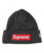 SUPREME×New Eraシュプリーム×ニューエラ）の古着「Box Logo Beanie World Famous」｜グレー