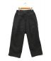 BYBORRE（バイボレ）の古着「LEATED CROPPED PANTS」｜ブラック