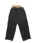 BYBORRE (バイボレ) LEATED CROPPED PANTS ブラック サイズ:S：7800円