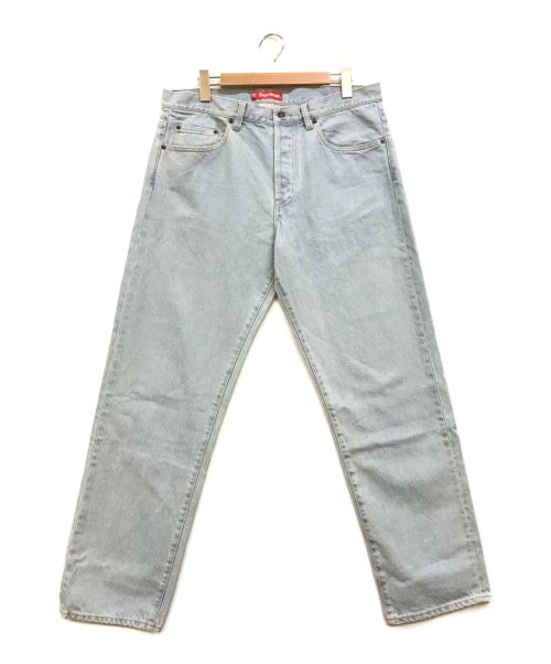 SUPREME（シュプリーム）SUPREME (シュプリーム) Washed Regular Jean スターパッチロゴレギュラーデニムパンツ インディゴ サイズ:34の古着・服飾アイテム