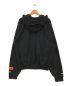 HERON PRESTON (ヘロンプレストン) Packing Tape Hoodie ブラック サイズ:M：6800円