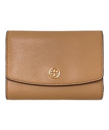 TORY BURCH（トリーバーチ）の古着「3つ折り財布」｜ベージュ