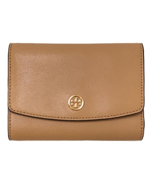 TORY BURCH（トリーバーチ）TORY BURCH (トリーバーチ) 3つ折り財布 ベージュの古着・服飾アイテム