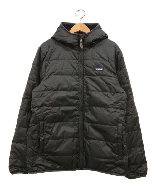 Patagonia（パタゴニア）Patagonia (パタゴニア) Kids Reversible Ready Freddy Hoody ブラック サイズ:KID'S XXL(レディースMサイズ相当)の古着・服飾アイテム