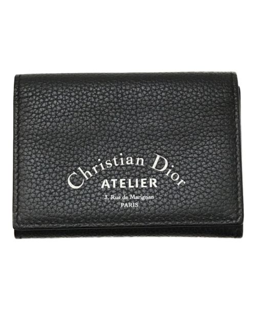 Christian Dior（クリスチャン ディオール）Christian Dior (クリスチャン ディオール) BIFOLD WALLET ブラックの古着・服飾アイテム