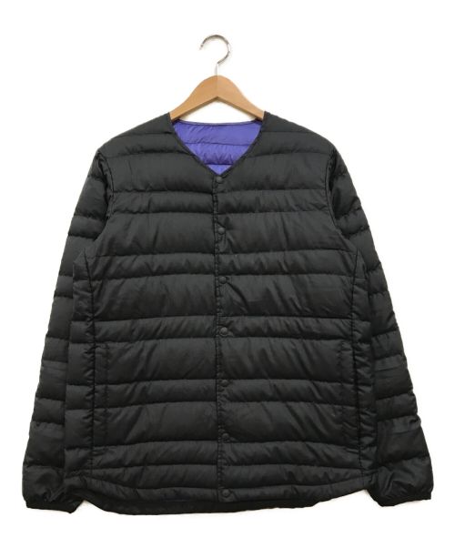 NANGA（ナンガ）NANGA (ナンガ) coochucamp (クーチューキャンプ) HAPPY SWITCHING DOWN JACKET ブラック×ブルー サイズ:Mの古着・服飾アイテム