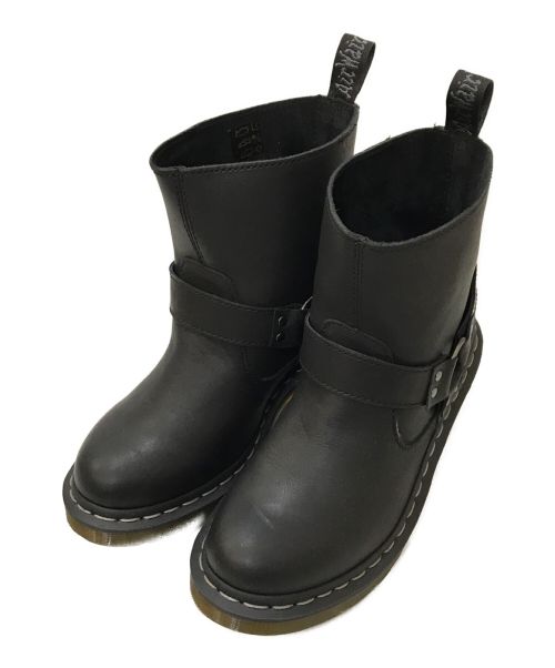 Dr.Martens（ドクターマーチン）Dr.Martens (ドクターマーチン) ALODIE ハイヒールエンジニアブーツ ブラック サイズ:UK4(23cm)の古着・服飾アイテム