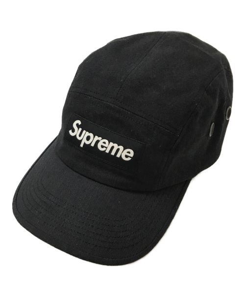 SUPREME（シュプリーム）SUPREME (シュプリーム) Brushed Cordura Camp Cap ブラックの古着・服飾アイテム