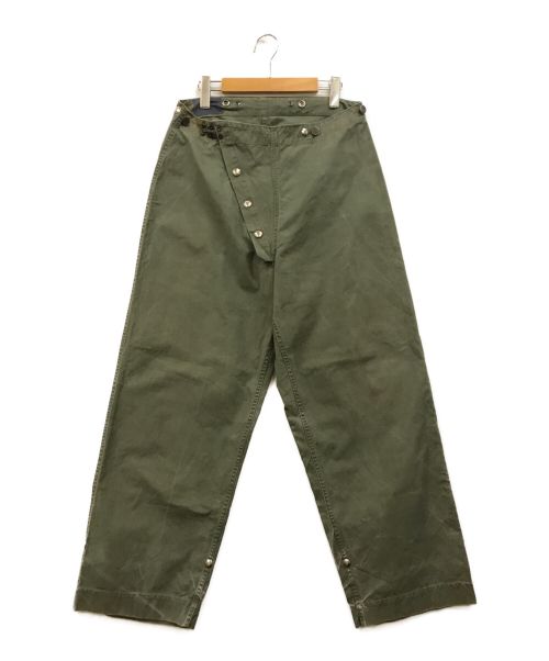 VINTAGE MILITARY（ヴィンテージ ミリタリー）VINTAGE MILITARY (ヴィンテージ ミリタリー) ファイヤーマンパンツ オリーブ サイズ:下記参照の古着・服飾アイテム