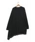 s'yte (サイト) COTTON JERSEY LEFT DRAPE FLARE LONG SLEEVE T-SHIRT ブラック サイズ:S：9000円