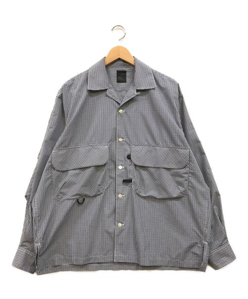 DAIWA PIER39（ダイワ ピア39）DAIWA PIER39 (ダイワ ピア39) TECH NEW ANGLERS OPEN GINGHAM SHIRT ネイビー サイズ:Sの古着・服飾アイテム