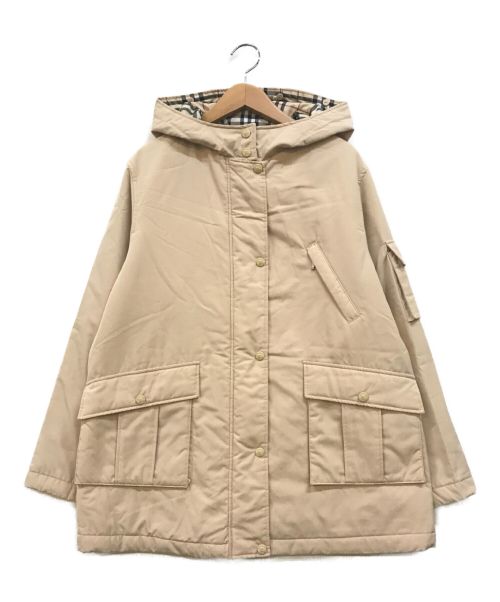 BURBERRY LONDON（バーバリーロンドン）BURBERRY LONDON (バーバリー ロンドン) 裏ノバチェック中綿ジャケット ベージュ サイズ:160Aの古着・服飾アイテム