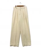 ROHEロヘ）の古着「IVORY Wide leg tailored trousers」｜アイボリー