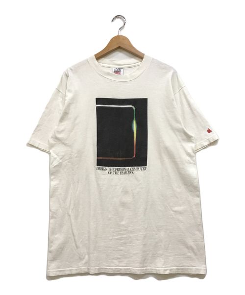 VINTAGE（ヴィンテージ）VINTAGE (ヴィンテージ/ビンテージ) 00'S Apple プリントTシャツ ホワイト サイズ:XLの古着・服飾アイテム