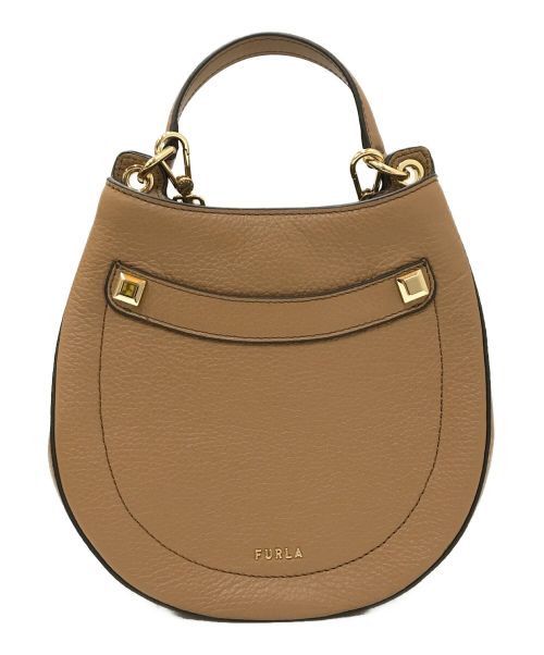 FURLA（フルラ）FURLA (フルラ) AFRODITE Crossbody 2WAYバッグ ブラウンの古着・服飾アイテム