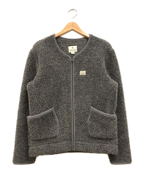 Snow peak（スノーピーク）Snow peak (スノーピーク) Wool Fleece Jacket グレー サイズ:Mの古着・服飾アイテム