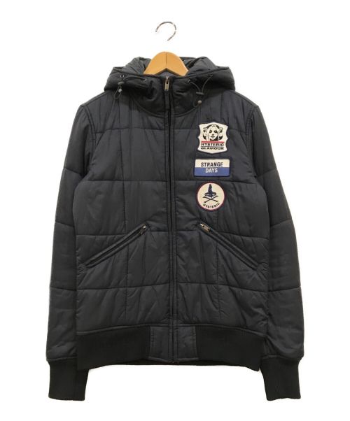 Hysteric Glamour（ヒステリックグラマー）Hysteric Glamour (ヒステリックグラマー) PRIMALOFT  フーデッドジャケット ネイビー サイズ:Mの古着・服飾アイテム