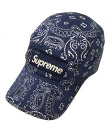 SUPREME（シュプリーム）の古着「Bandana Camp Cap」｜ネイビー