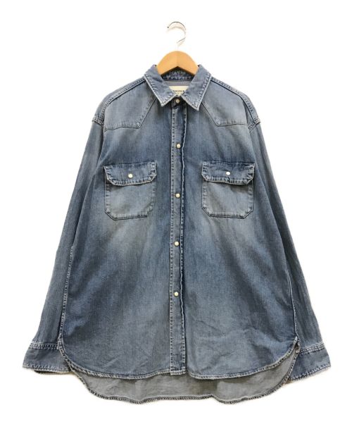 THE SHINZONE（ザ シンゾーン）THE SHINZONE (ザ シンゾーン) WESTERN SHIRT BLUE インディゴ サイズ:36の古着・服飾アイテム