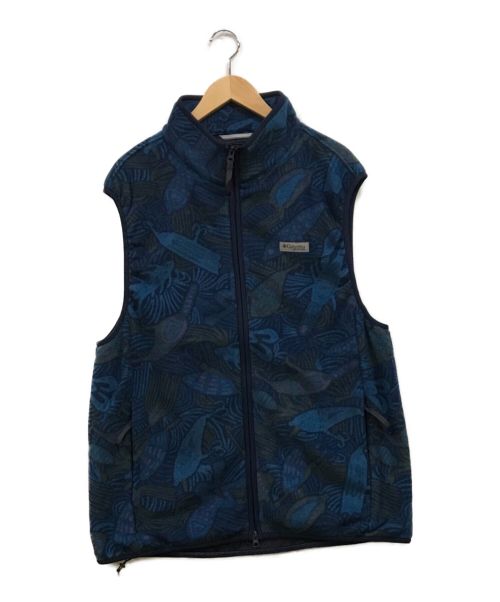 Columbia（コロンビア）Columbia (コロンビア) BEAMS (ビームス) 別注 LOGRIVER BMS FLEECE VEST ネイビー サイズ:L 未使用品の古着・服飾アイテム