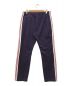 Needles (ニードルズ) Narrow Track Pant-Poly Smooth パープル×ホワイト サイズ:XL：12800円