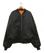 BUZZ RICKSON'S×UNUSEDバズリクソンズ×アンユーズド）の古着「BOMBER JACKET」｜ブラック