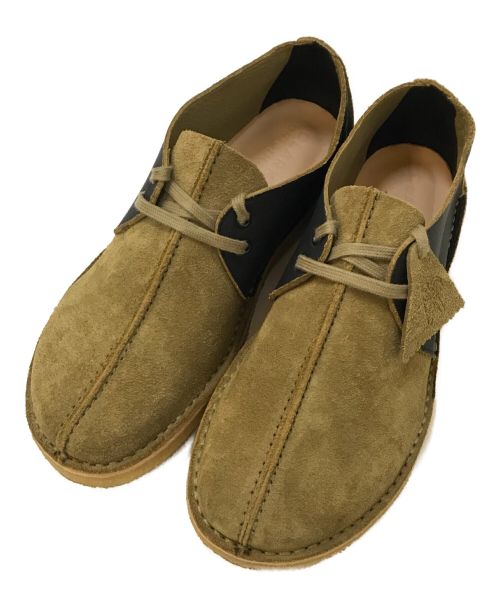 CLARKS（クラークス）CLARKS (クラークス) C.P COMPANY (シーピーカンパニー) Desert Trek ベージュ×ブラック サイズ:UK8の古着・服飾アイテム