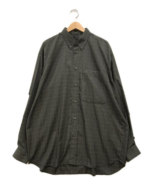 DAIWA PIER39（ダイワ ピア39）DAIWA PIER39 (ダイワ ピア39) TECH BUTTON DOWN SHIRTS L/S TARTAN PLAIDS グリーン×ブラウン サイズ:Lの古着・服飾アイテム