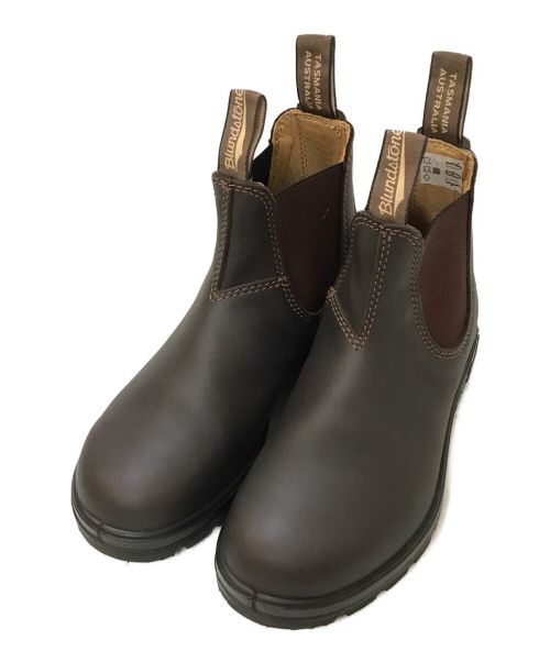 BLUND STONE（ブランドストーン）BLUND STONE (ブランドストーン) ELASTIC SIDED BOOT LINED サイドゴアブーツ ブラウン サイズ:UK3の古着・服飾アイテム