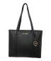 MICHAEL KORS（マイケルコース）の古着「LARGE EAST WEST ZIP TOTE BAG」｜ブラック