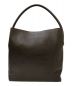 MODERN WEAVING (モダン ウィーヴィング) ARCH HANDLE PLEAT TOTE バッグ ブラウン：11000円