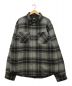 stussy（ステューシー）の古着「Max Plaid Quilted Shirt」｜グレー×グリーン