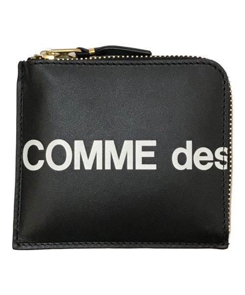 COMME des GARCONS（コムデギャルソン）COMME des GARCONS (コムデギャルソン) HUGE LOGO ウォレット ブラックの古着・服飾アイテム