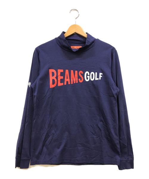 BEAMS GOLF（ビームスゴルフ）BEAMS GOLF (ビームスゴルフ) ポンチ モックネックシャツ ネイビー サイズ:Mの古着・服飾アイテム