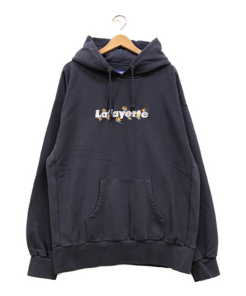 Lafayette（ラファイエット）Lafayette (ラファイエット) STRELITZIA LOGO US COTTON PIGMENT DYED HOODIE ネイビー サイズ:XL 未使用品の古着・服飾アイテム