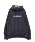 Lafayette（ラファイエット）の古着「STRELITZIA LOGO US COTTON PIGMENT DYED HOODIE」｜ネイビー