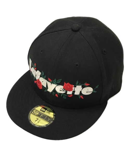 New Era（ニューエラ）New Era (ニューエラ) Lafayette (ラファイエット) ROSE LOGO 59FIFTY キャップ ブラック サイズ:7 5/8(60.6㎝)の古着・服飾アイテム