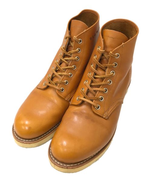 RED WING（レッドウィング）RED WING (レッドウィング) 6インチクラシックラウンドトゥワークブーツ ブラウン サイズ:US8 1/2(26.5)の古着・服飾アイテム