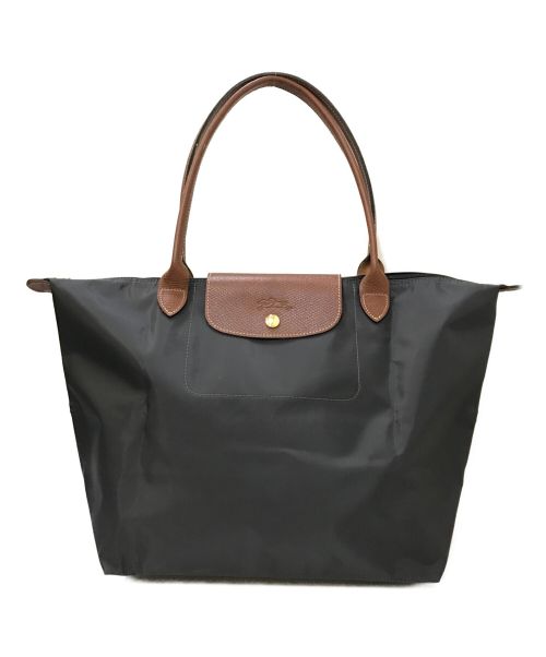 LONGCHAMP（ロンシャン）LONGCHAMP (ロンシャン) プリアージュ L トートバッグ グレーの古着・服飾アイテム