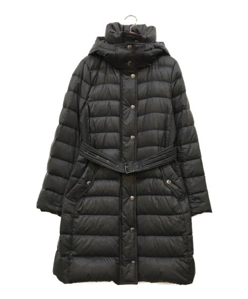 BURBERRY LONDON（バーバリーロンドン）BURBERRY LONDON (バーバリー ロンドン) 裏ノバチェックロングダウンコート ブラック サイズ:40の古着・服飾アイテム