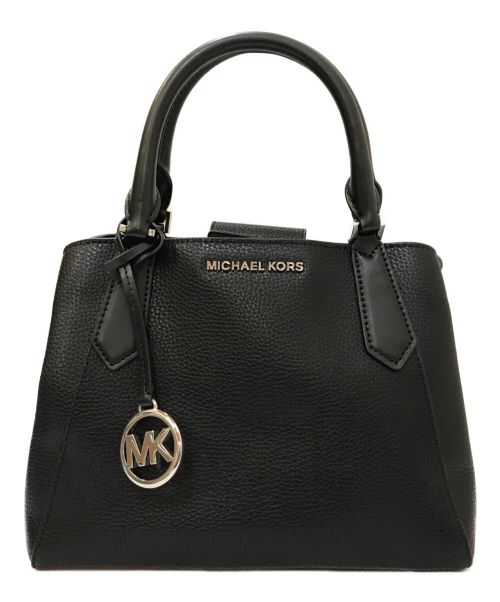 MICHAEL KORS（マイケルコース）MICHAEL KORS (マイケルコース) SMサッチェル 2WAYバッグ ブラックの古着・服飾アイテム